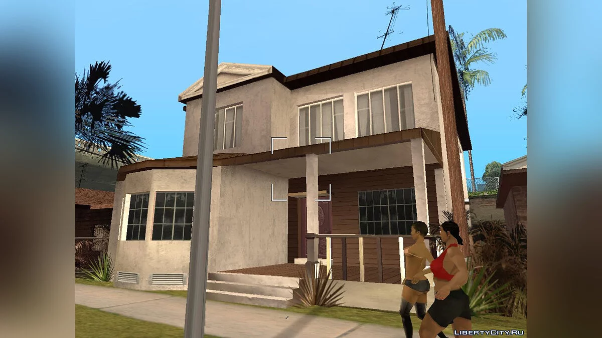 Обновлённый Гроув Стрит + новое меню игры / GTA San Andreas