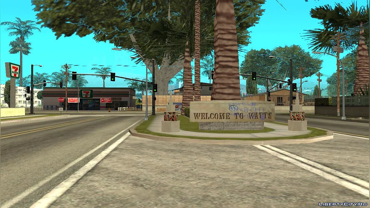 Реалистичный маппинг Лос-Сантос / GTA San Andreas