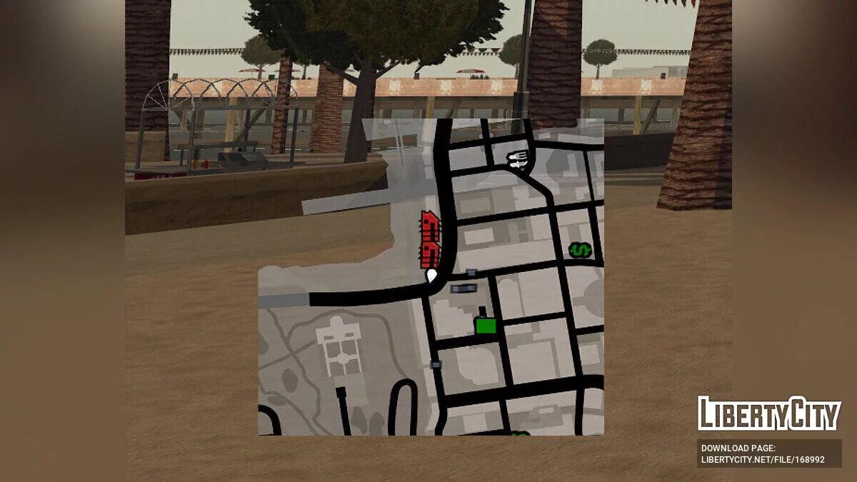 Карта с метками для SAMP-RP / GTA San Andreas