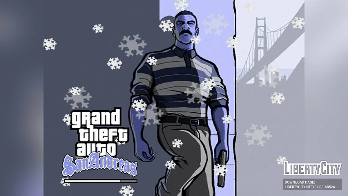 Новогоднее оформление / GTA San Andreas