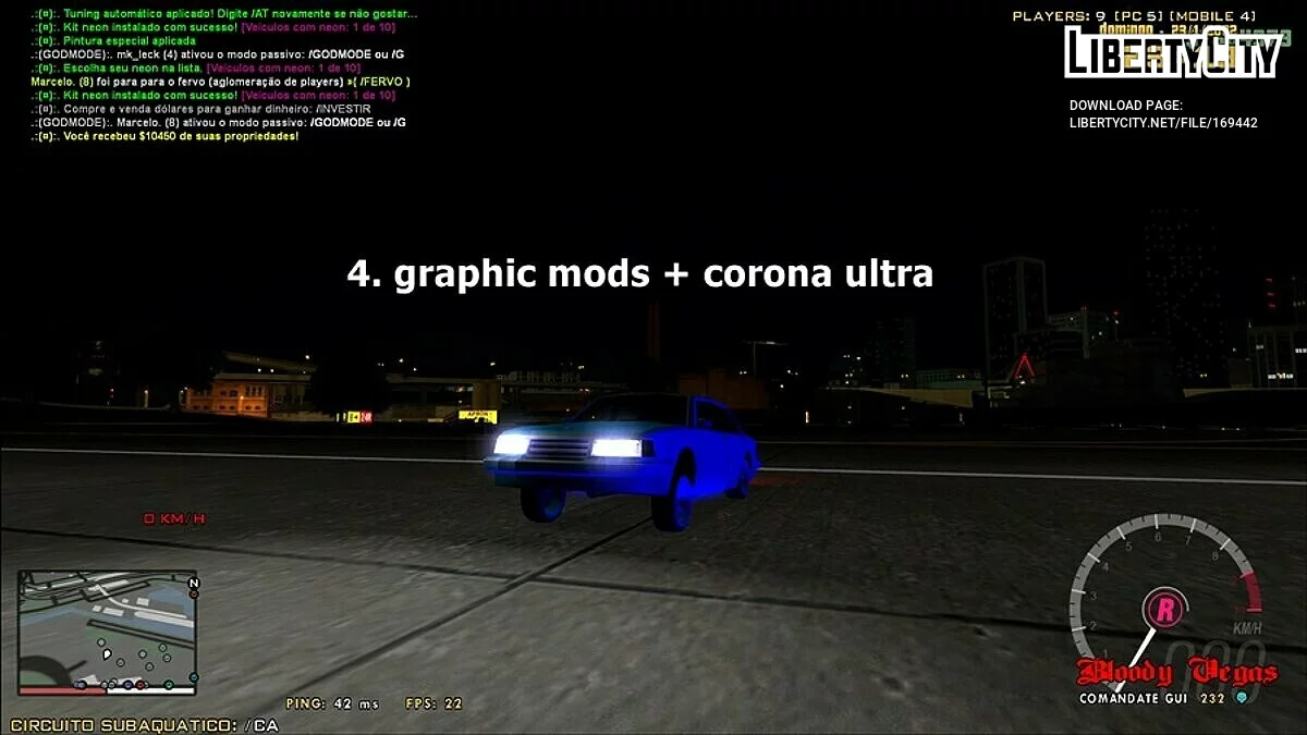 Ultra Corona Graphics / GTA San Andreas