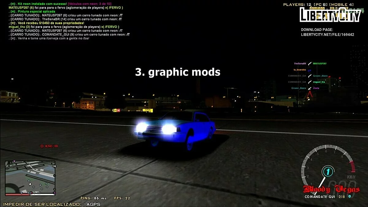 Ultra Corona Graphics / GTA San Andreas