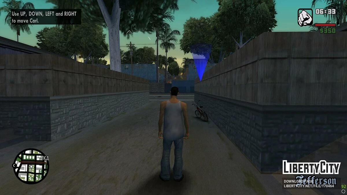 Игровой HUD на русском / GTA San Andreas