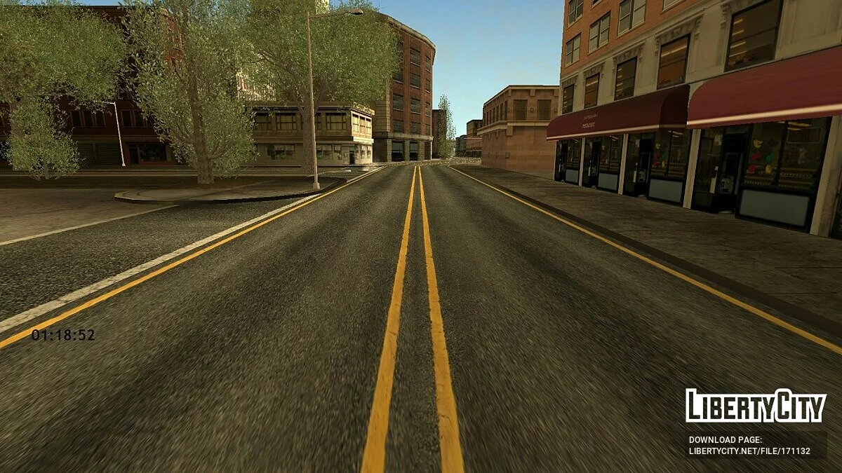 Реалистичные дороги / GTA San Andreas