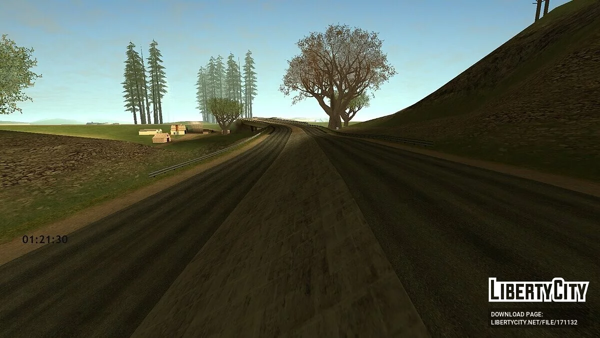Реалистичные дороги / GTA San Andreas