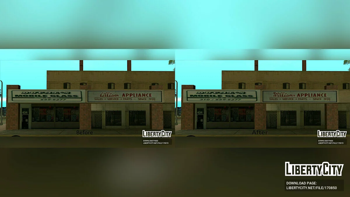 Пак различных исправлений для текстур / GTA San Andreas