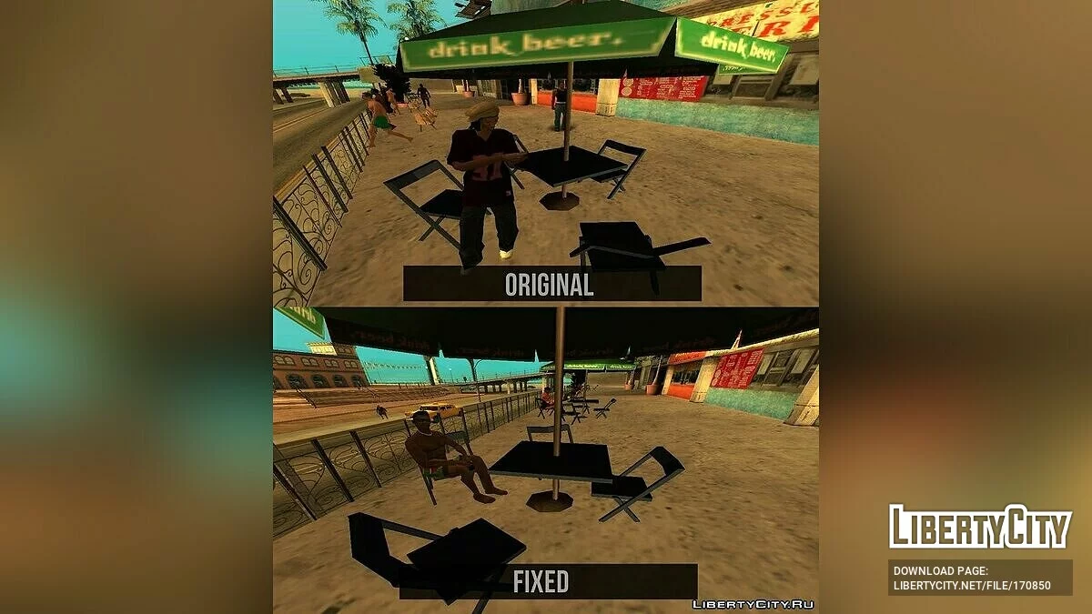 Пак различных исправлений для текстур / GTA San Andreas