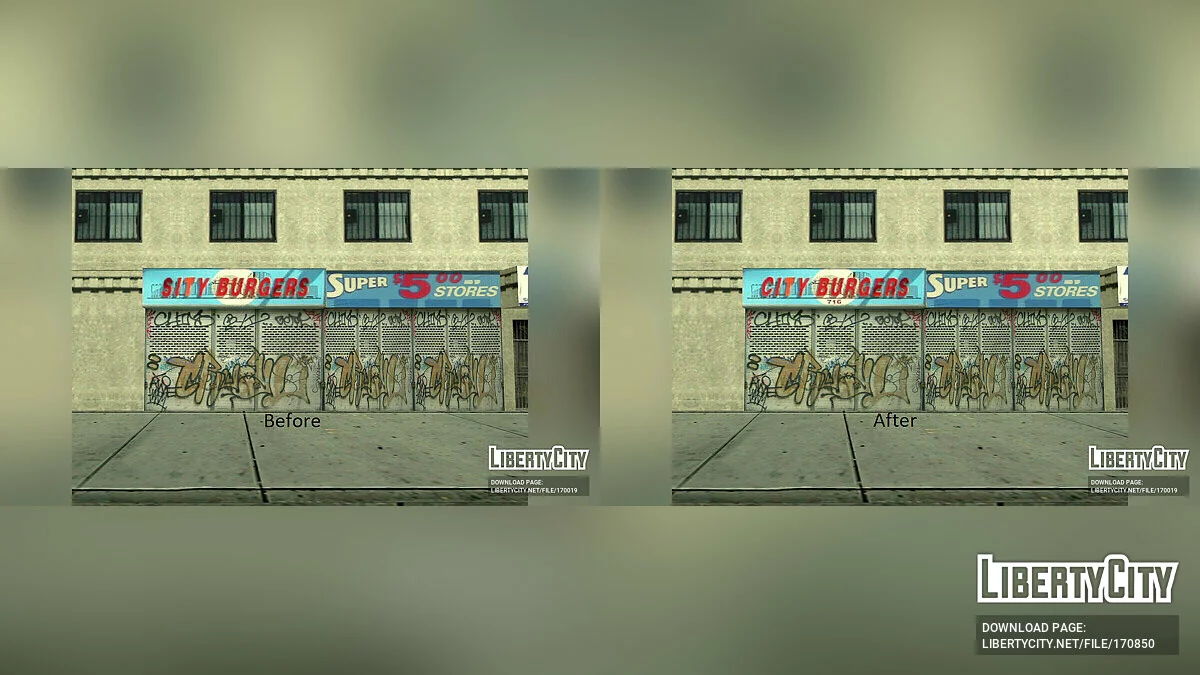 Пак различных исправлений для текстур / GTA San Andreas