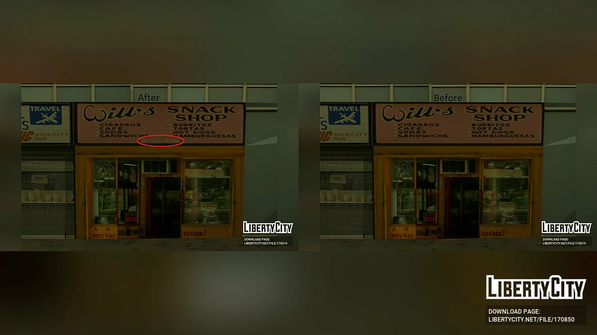 Пак различных исправлений для текстур / GTA San Andreas