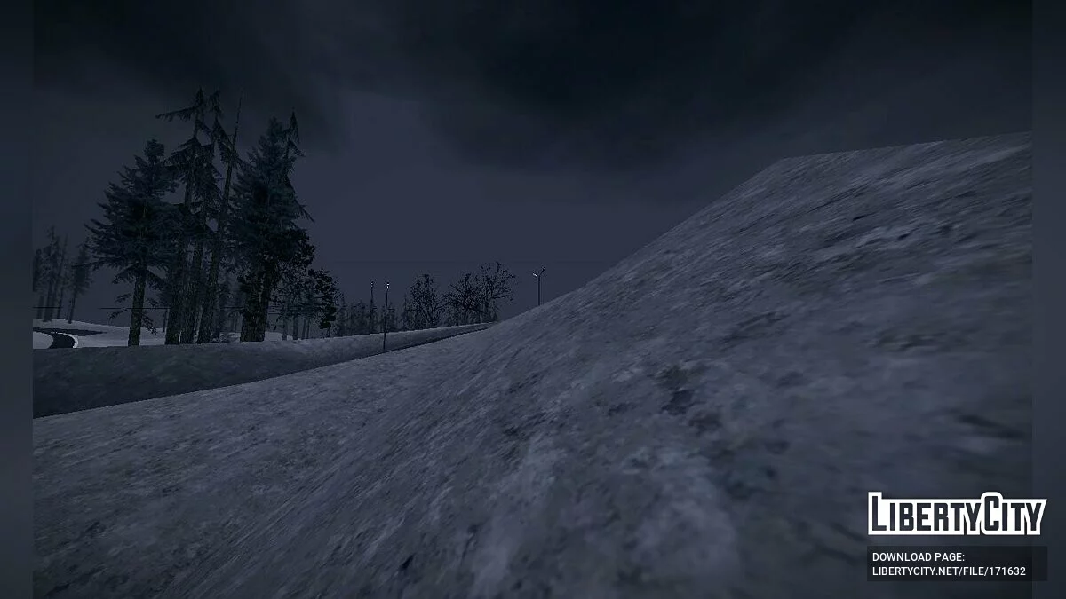 Зима в Angel Pine / GTA San Andreas