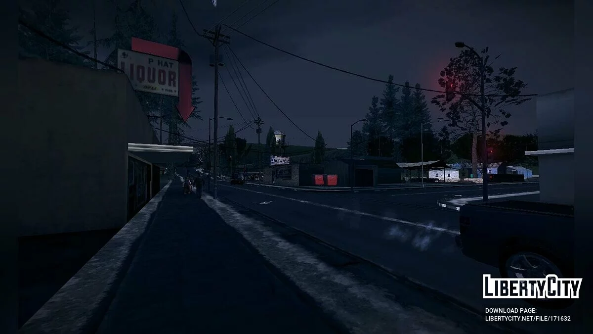 Зима в Angel Pine / GTA San Andreas