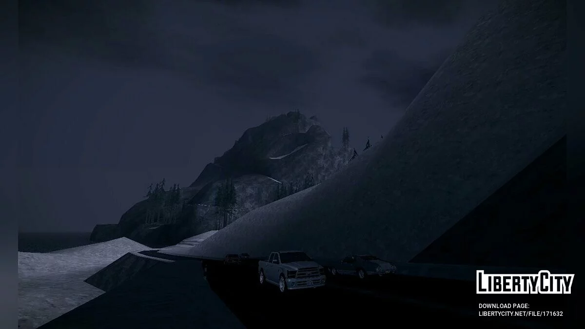 Зима в Angel Pine / GTA San Andreas