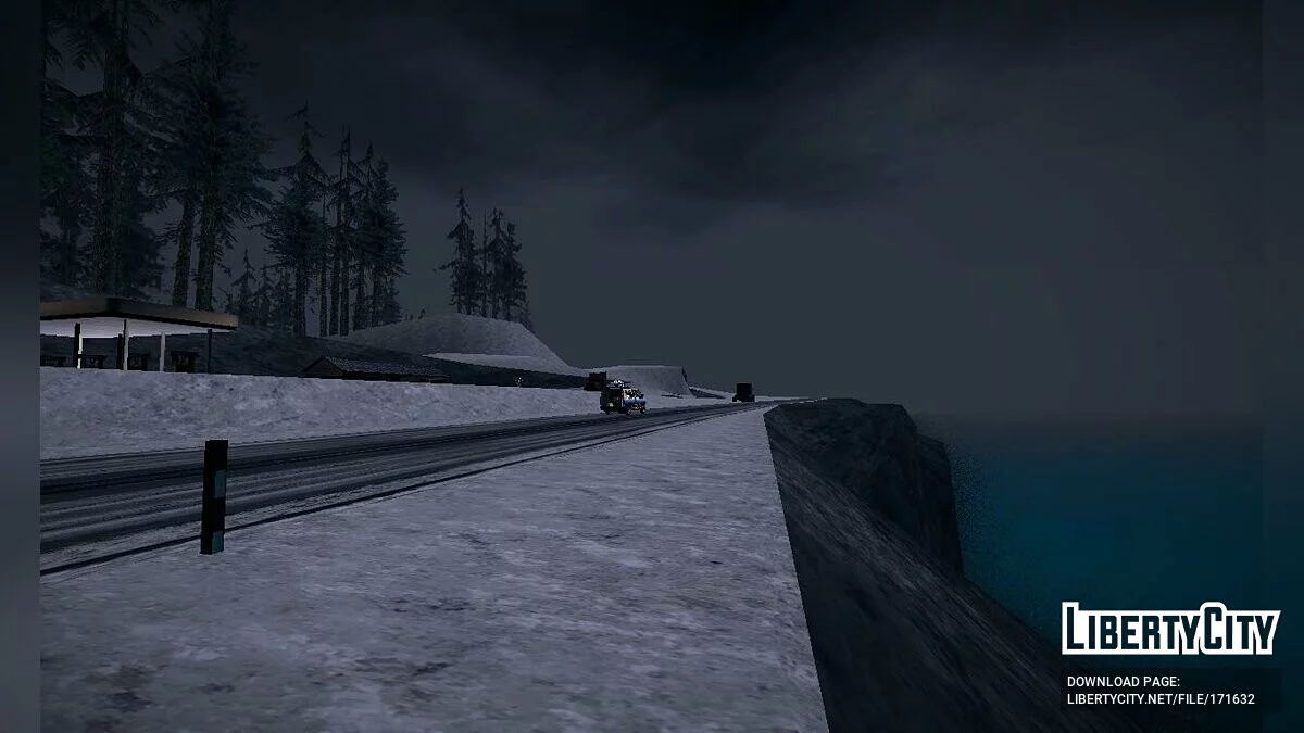 Зима в Angel Pine / GTA San Andreas
