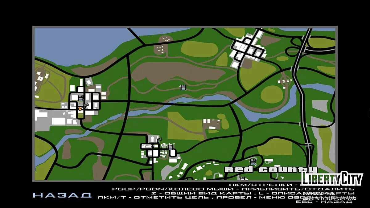 Улучшенная карта и радар v1.1 / GTA San Andreas