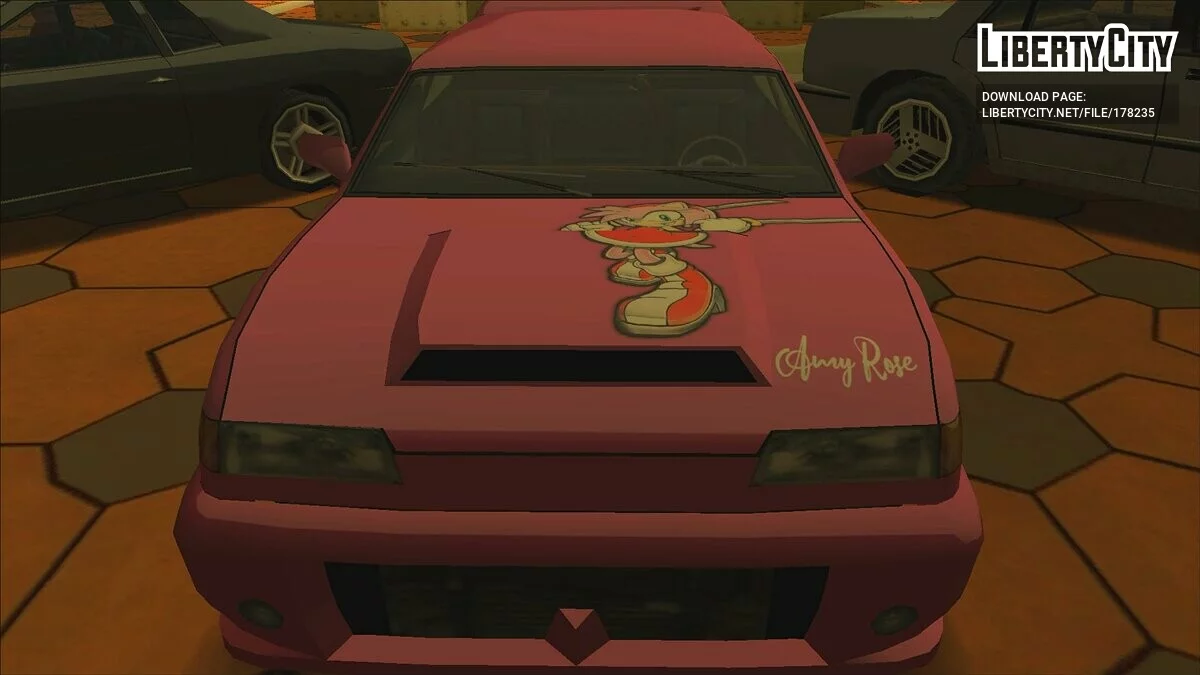 Винил с Эми Роуз из Sonic the Hedgehog / GTA San Andreas