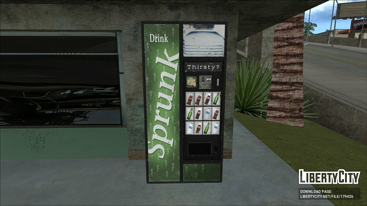 HD Бета автомат Sprunk для GTA San Andreas - Картинка #2