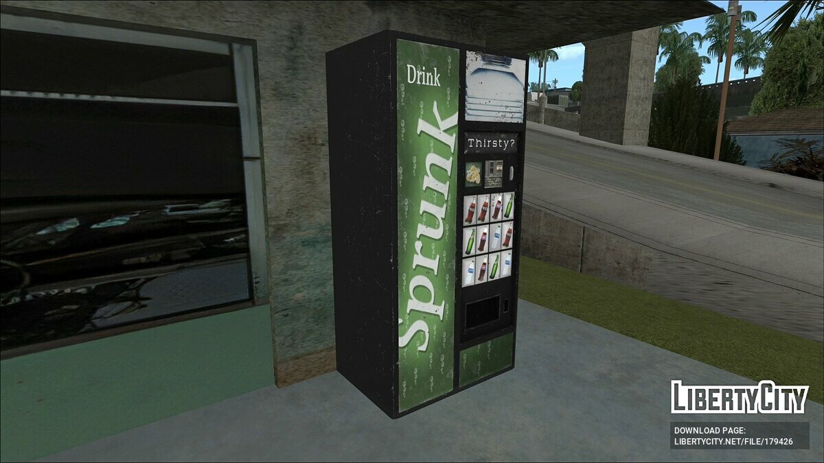 HD Бета автомат Sprunk для GTA San Andreas - Картинка #3