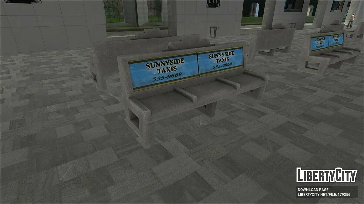 HD Каменная лавочка / GTA San Andreas