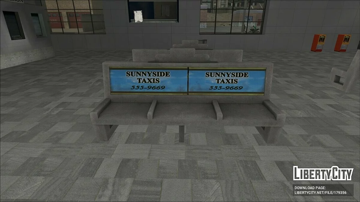 HD Каменная лавочка / GTA San Andreas