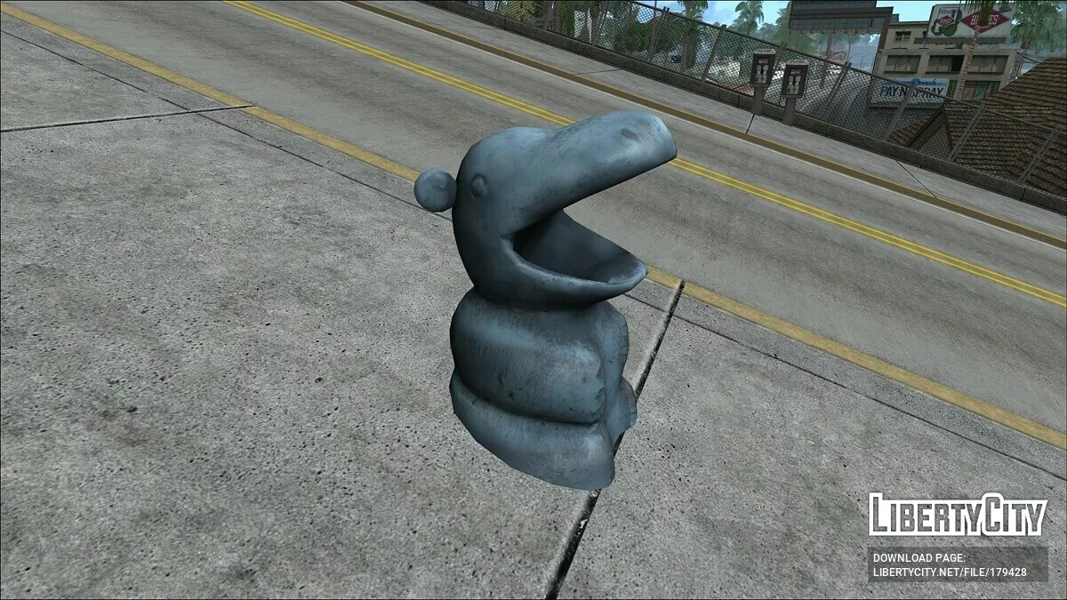 HD Мусорка-бегемотик / GTA San Andreas