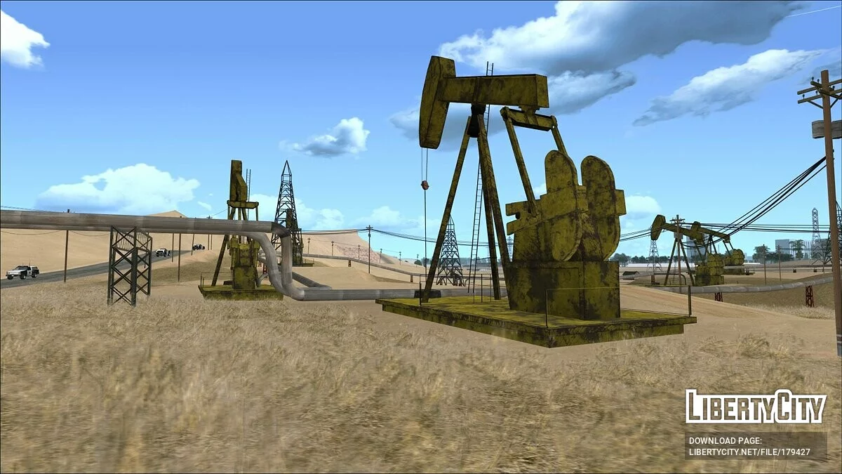HD Нефтяные вышки / GTA San Andreas