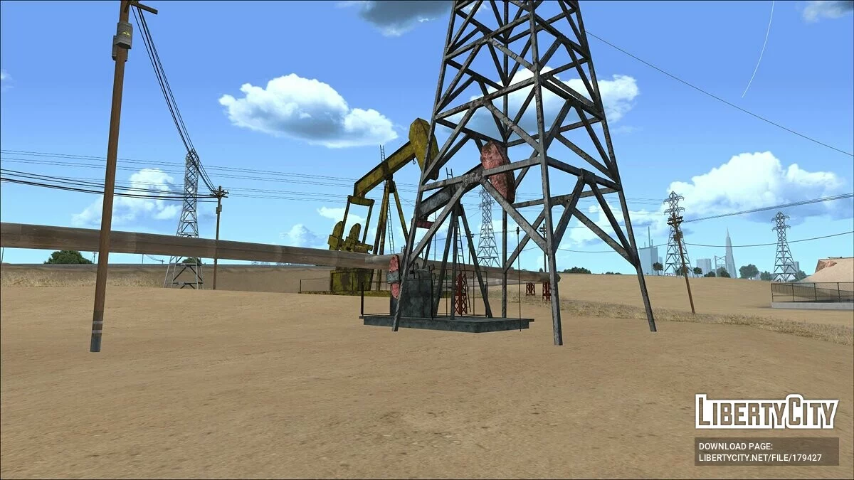 HD Нефтяные вышки / GTA San Andreas