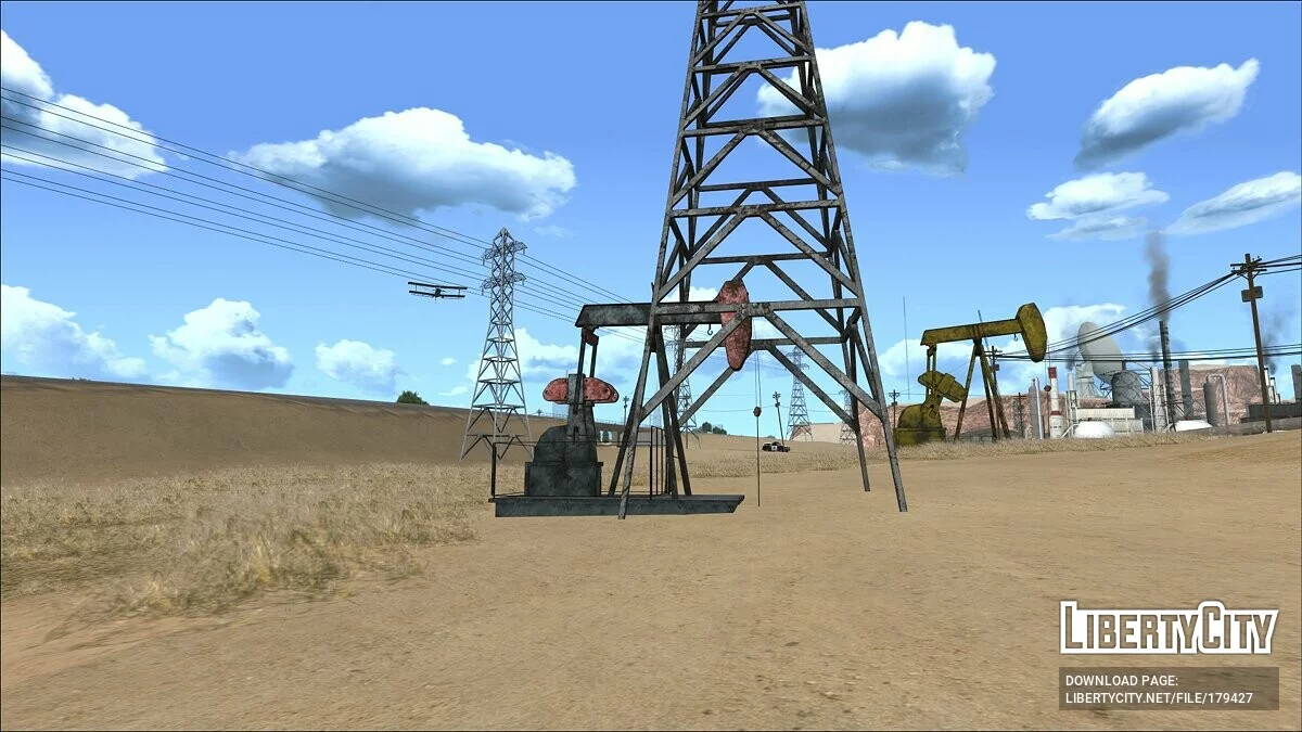 HD Нефтяные вышки / GTA San Andreas