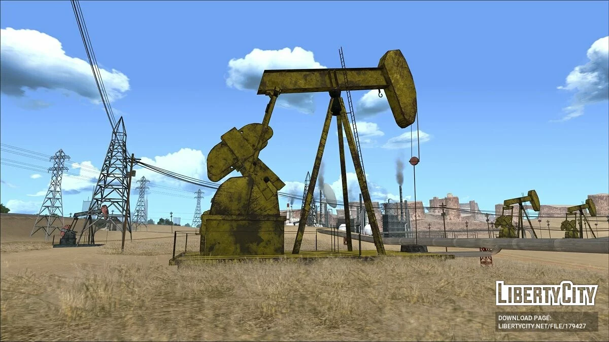 HD Нефтяные вышки / GTA San Andreas