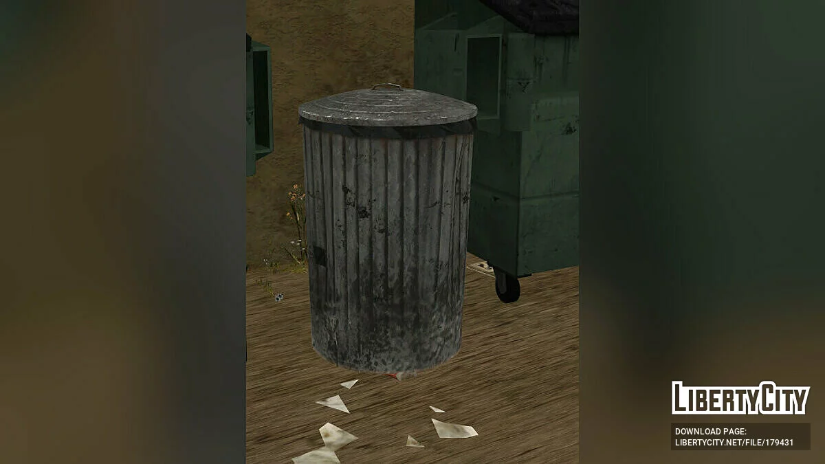 HD Пак мусорных вёдер / GTA San Andreas