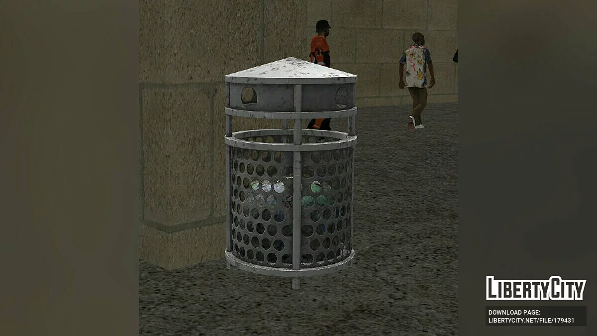 HD Пак мусорных вёдер / GTA San Andreas