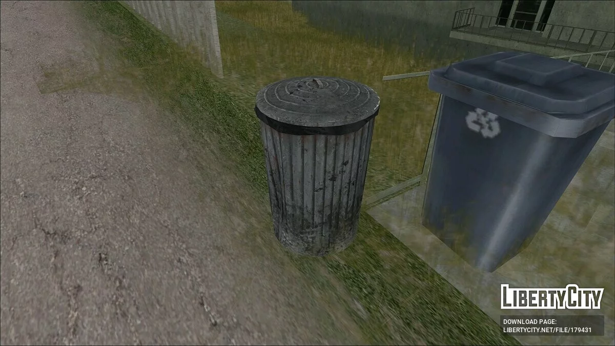 HD Пак мусорных вёдер / GTA San Andreas