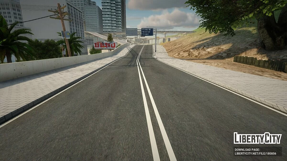 Дорога Румынии HQ V2 / GTA San Andreas