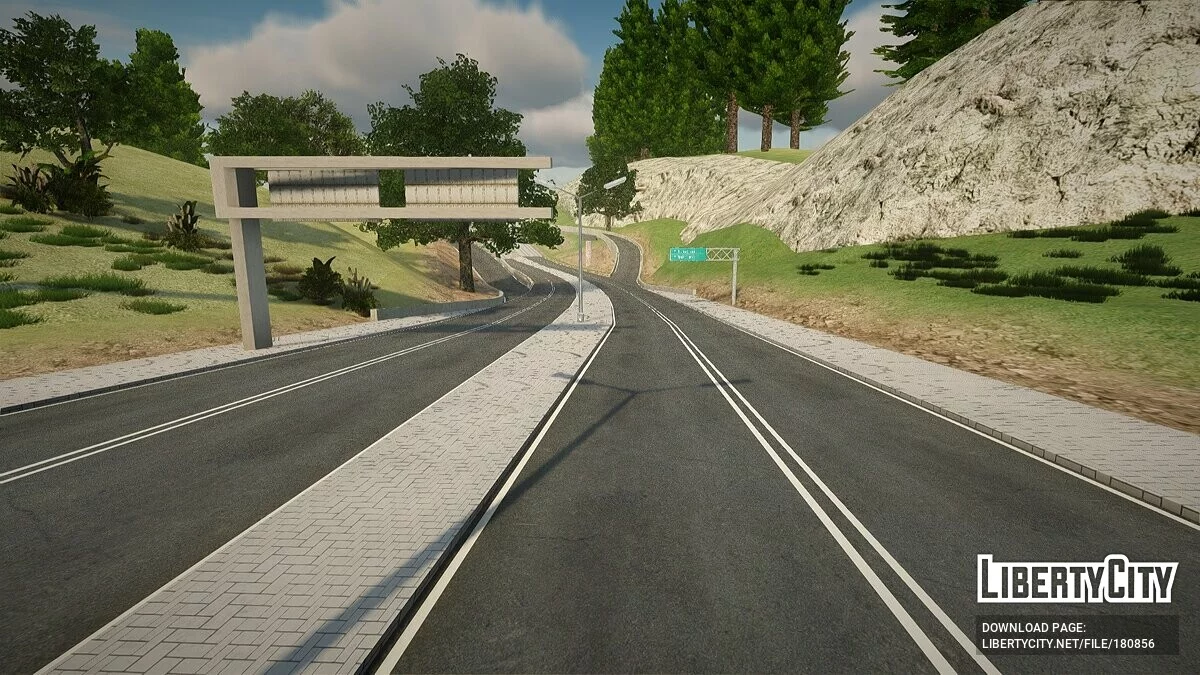 Дорога Румынии HQ V2 / GTA San Andreas