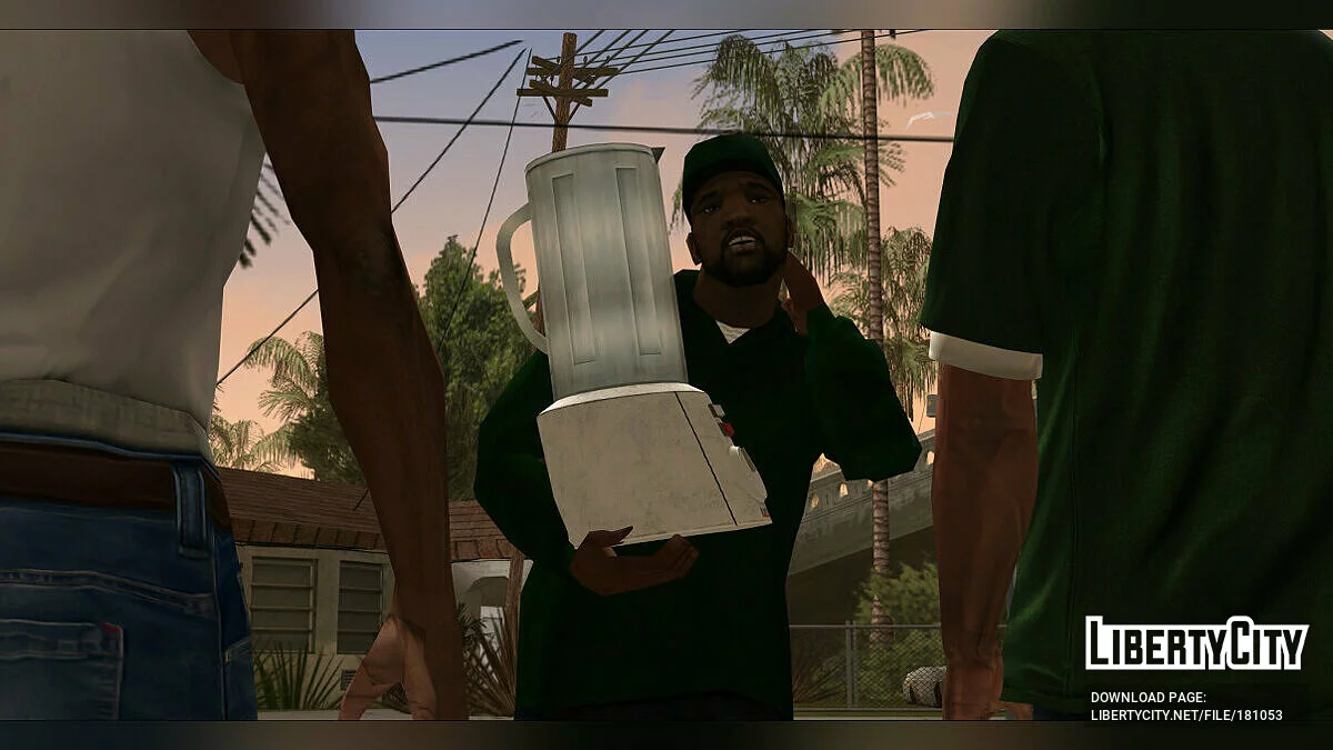 HD Блендер из катсцены / GTA San Andreas