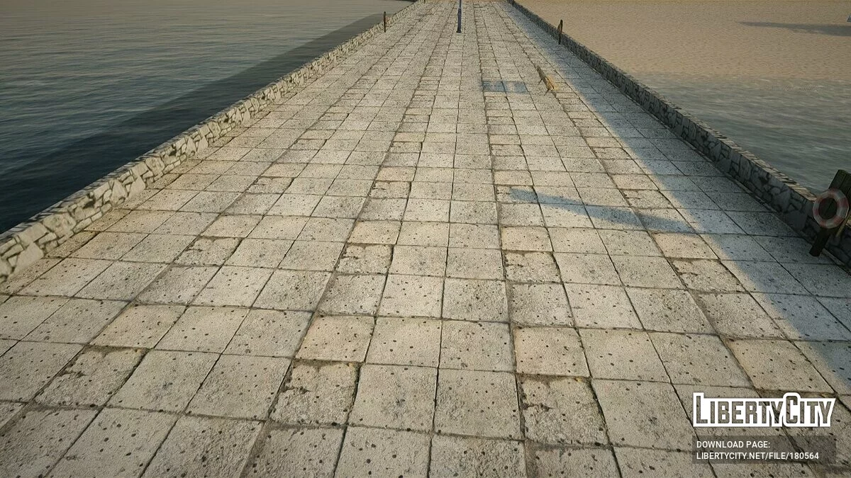 Новые текстуры для пирса / GTA San Andreas