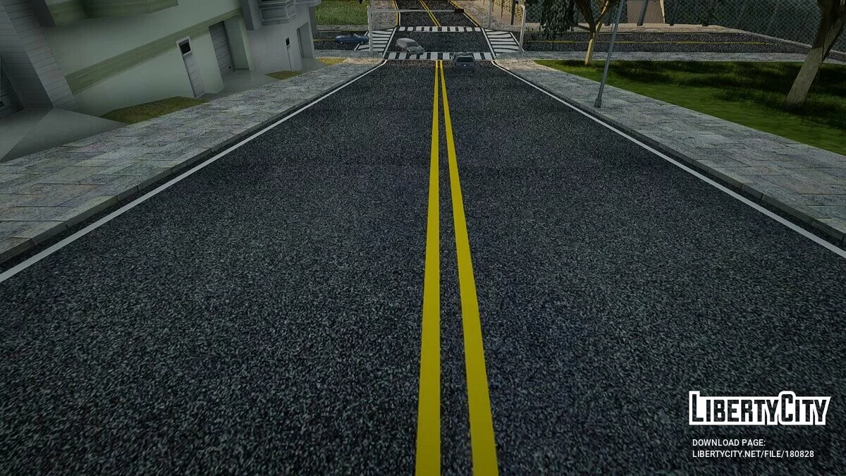 Новые текстуры дороги в Сан-Фиерро / GTA San Andreas