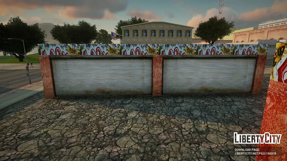 Новые текстуры гаража в Сан-Фиерро / GTA San Andreas