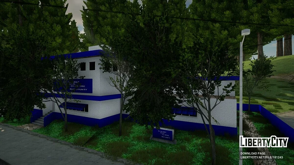 Новые текстуры полицейского участка в Диллимур / GTA San Andreas