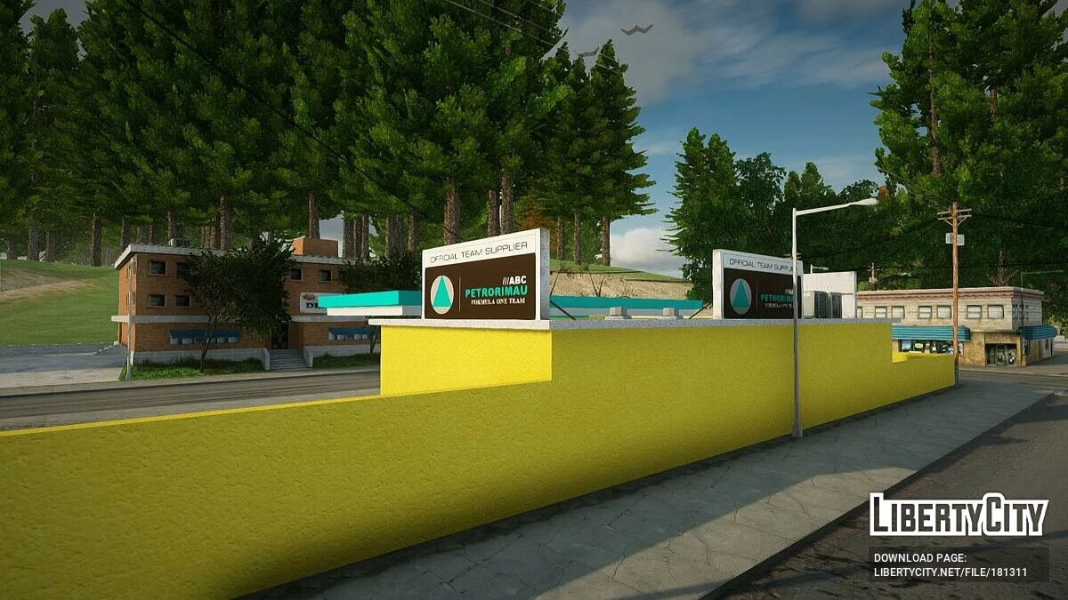Новые текстуры заправки в Диллимур / GTA San Andreas