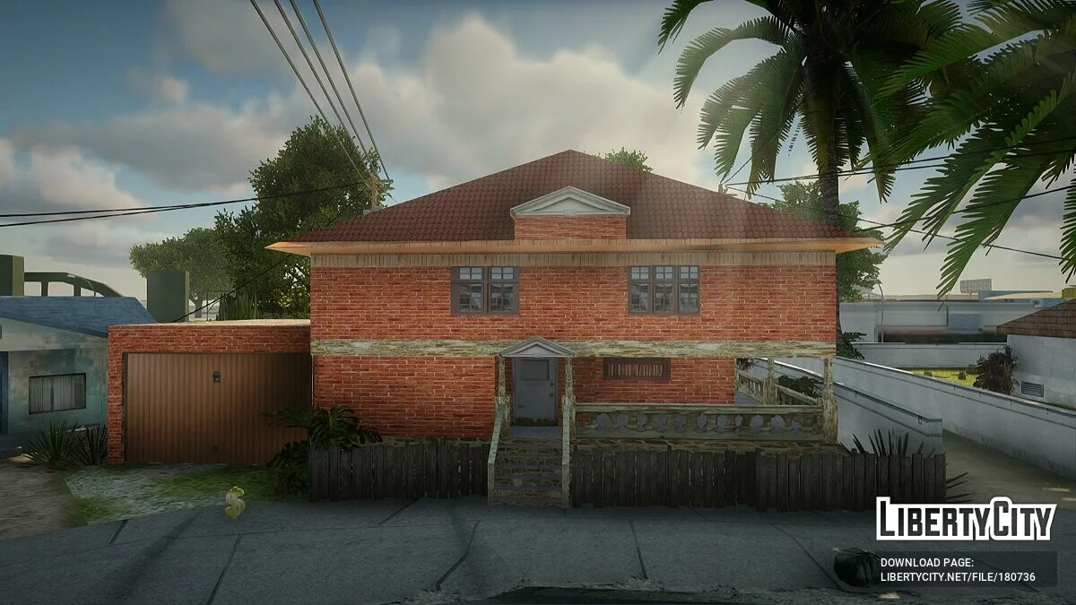 Новый дом Карла на Grove Street / GTA San Andreas