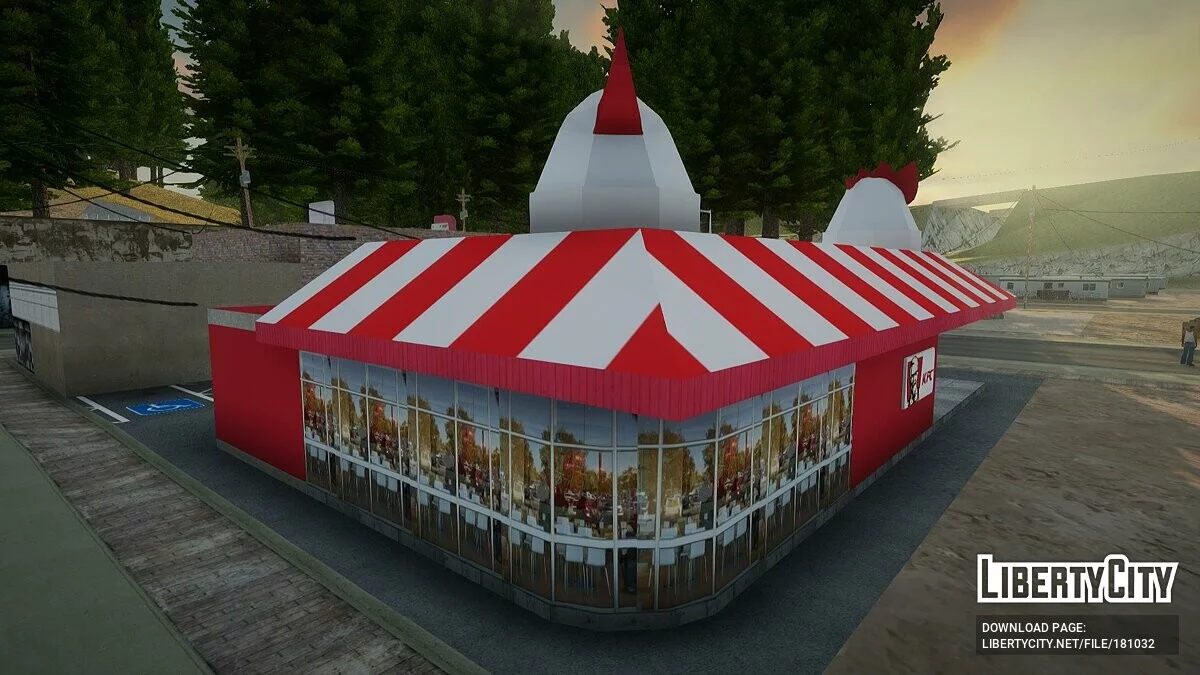 Ресторан KFC в Angel Pine / GTA San Andreas