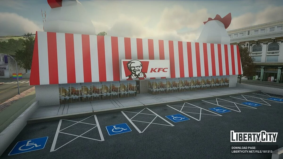 Ресторан KFC в Сан-Фиерро / GTA San Andreas