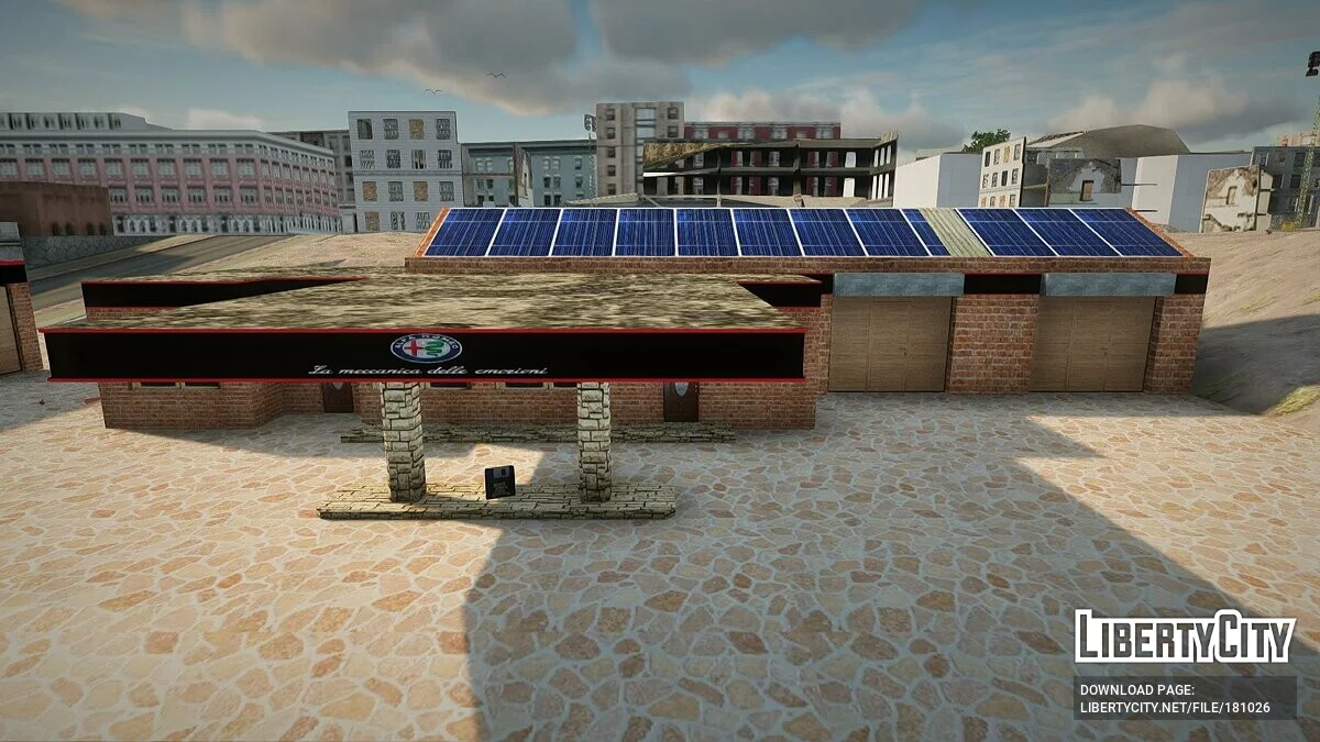 Заброшенный гараж Alfa Romeo / GTA San Andreas