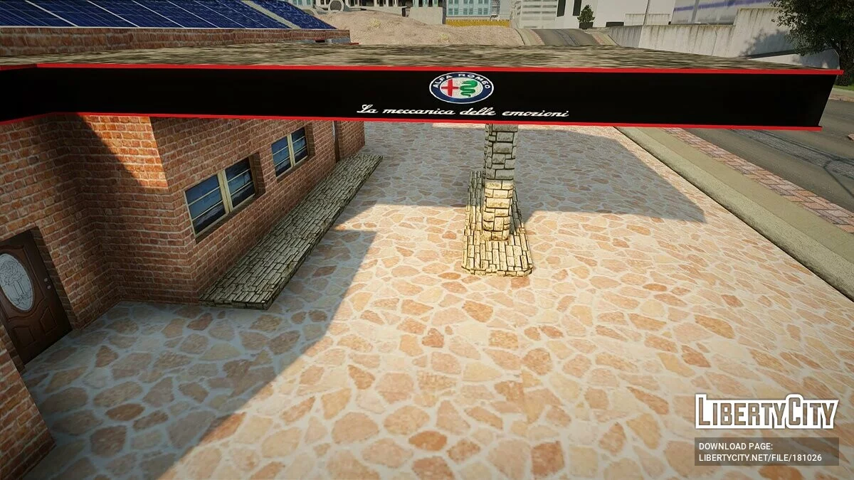 Заброшенный гараж Alfa Romeo / GTA San Andreas