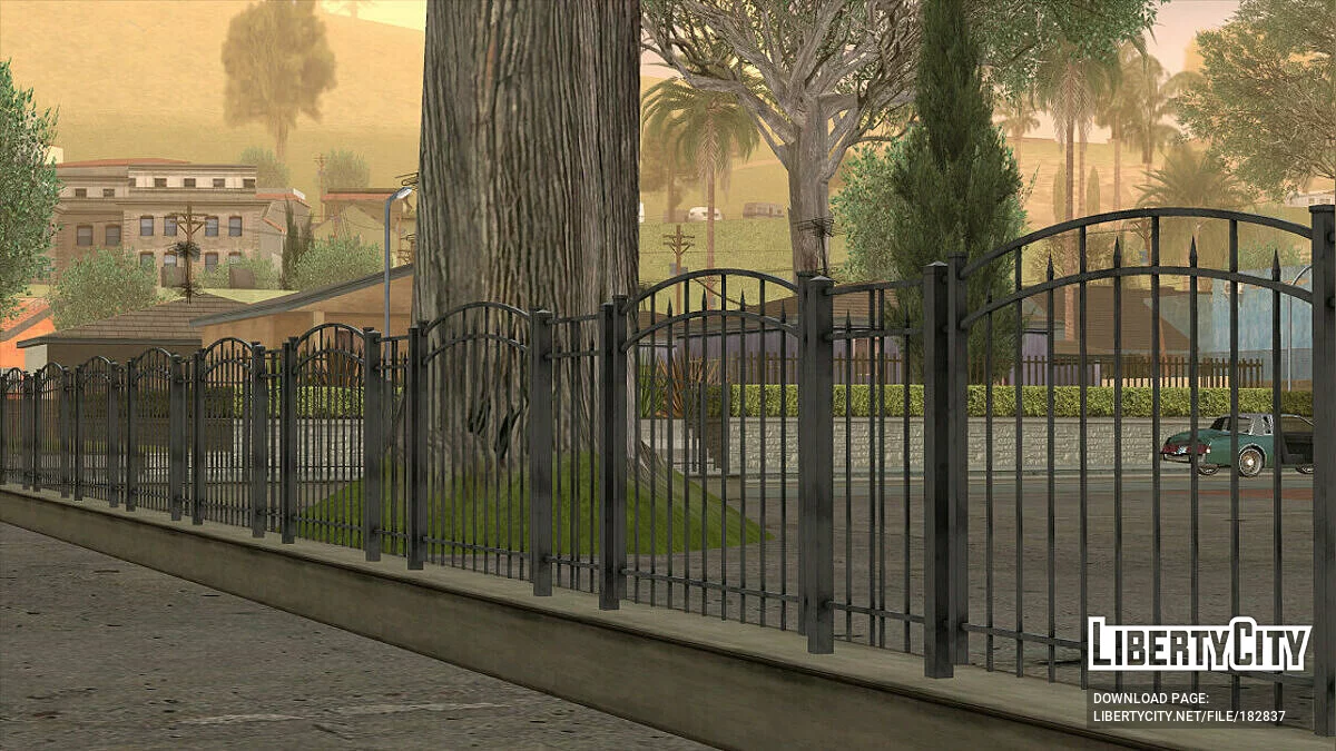 HD 3D Металлический забор / GTA San Andreas