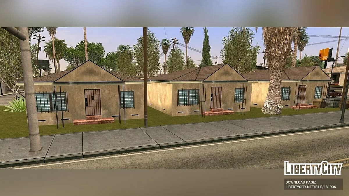 HD Дома из гетто / GTA San Andreas