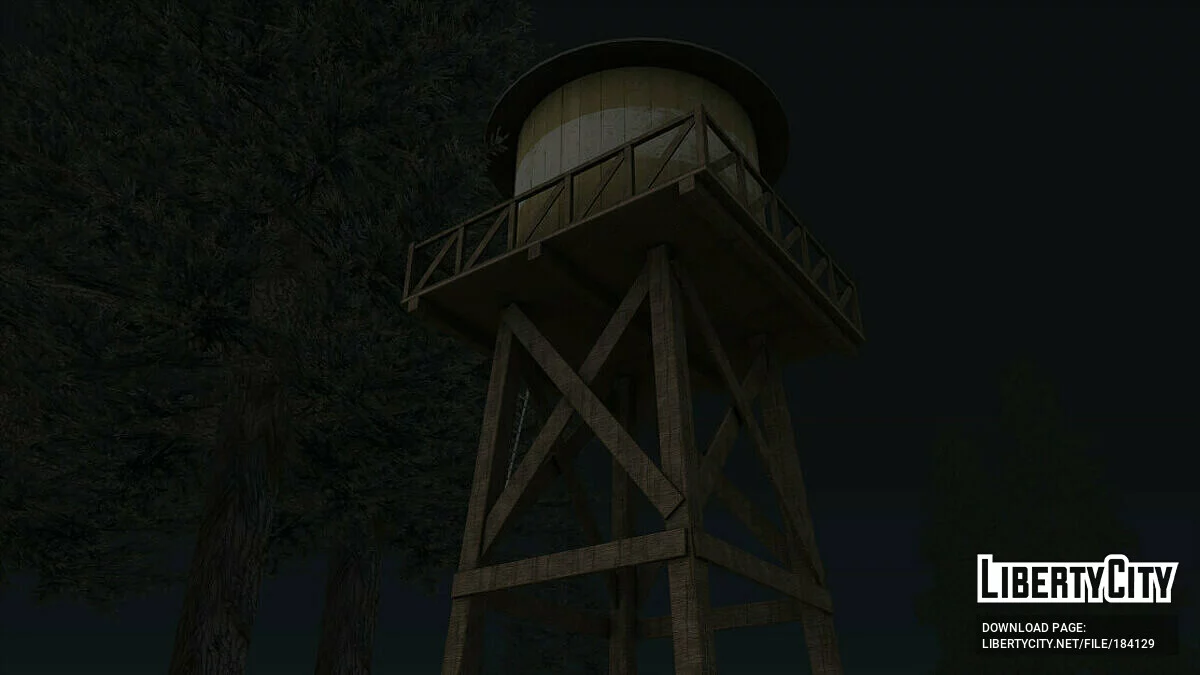 HD Водонапорная башня / GTA San Andreas