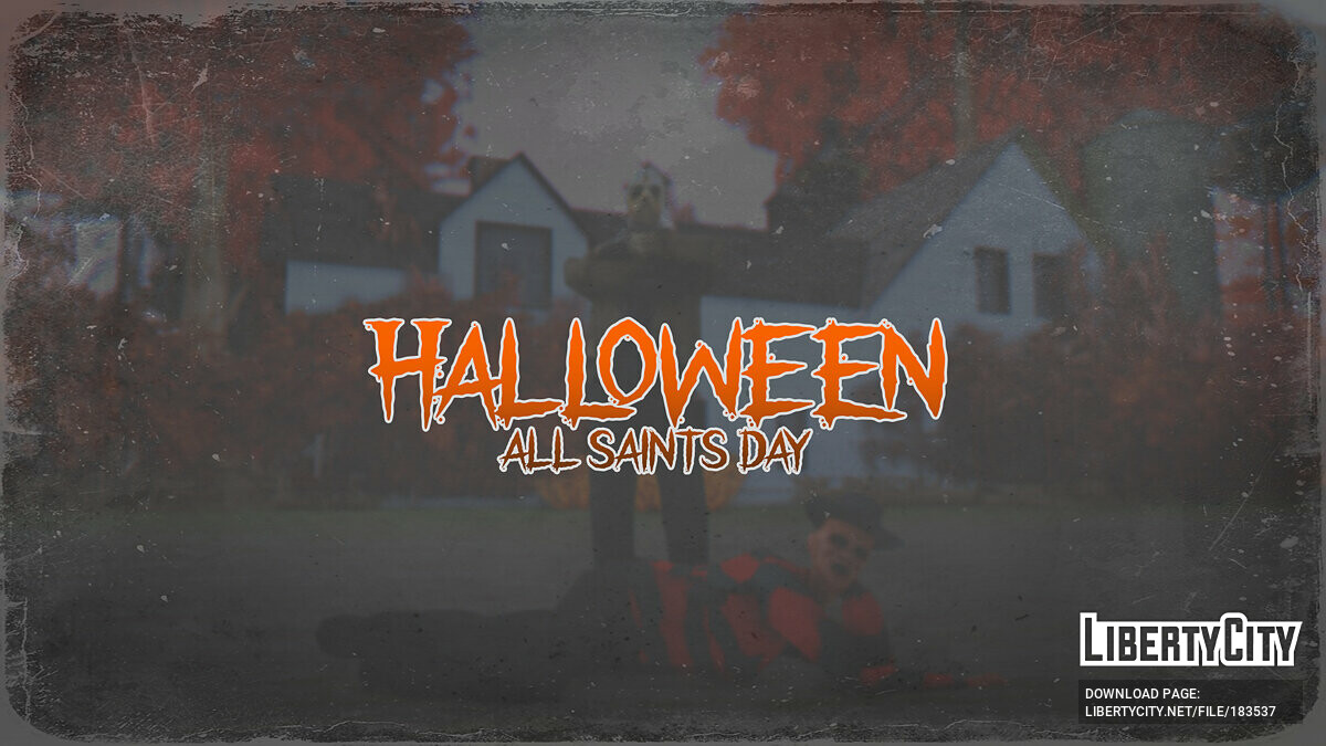 Скачать Осенняя сборка Halloween для GTA San Andreas