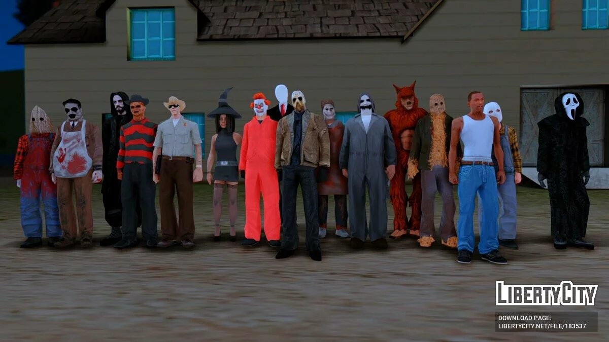 Осенняя сборка Halloween / GTA San Andreas