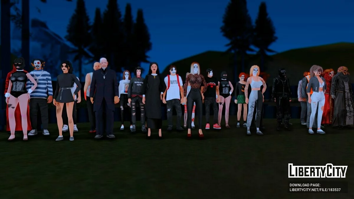 Осенняя сборка Halloween / GTA San Andreas